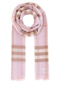 Women's Giant Scarf Pink Wool