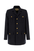 Men's Collection Blazer Navy Virgin Wool Blazers