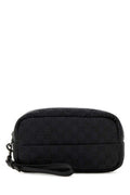 Men's Black Canvas Clutch Blkblkblkvrv