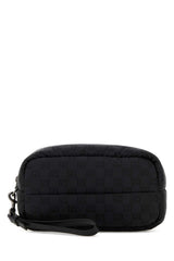 Men's Black Canvas Clutch Blkblkblkvrv