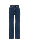 Women's Trouser Blue Cotton