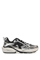 Men's Storm Runner Sneaker Silver Mesh Tpu Synthetic