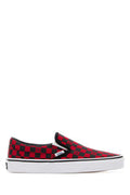 Women's Vans Sneaker Red Cotton