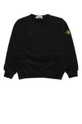 Boys' Logo-Embroidered Cotton Sweatshirt Black Sweater