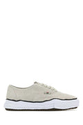 Men's Sand Fabric Sneaker White