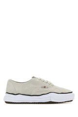 Men's Sand Fabric Sneaker White