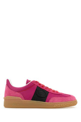 Men's Pink Suede And Fabric Upvillage Sneakers Pinkorchidbrlilacneronecoralreda