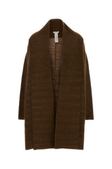 Women's Novaan Cardigan Brown Cashmere Silk Linen