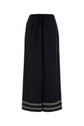 Women's Mathilde Trousers Black Viscose