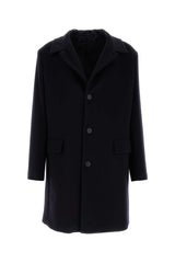 Men's Wool Blend Coat Navy