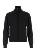 Men's Cardigan Black Virgin Wool