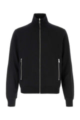 Men's Cardigan Black Virgin Wool