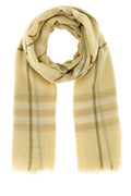 Unisex Giant Scarf Yellow Wool