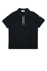 Boys' Ss Polo Black Base Fabric: Cotton T-shirts And Polos