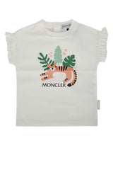 Boys' Ss T-Shirt Cream T-shirts And Polos