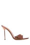 Women's Lidia Heel Mule Bronze Leather