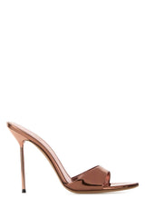 Women's Lidia Heel Mule Bronze Leather