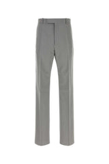 Men's Virgin Wool Trousers Gray