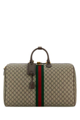 Men's Savoy Travel Bag Beige Fabric