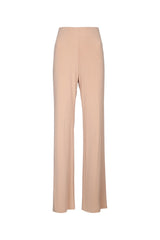 Women's High-Waisted Trousers Beige