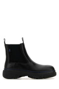 Men's Mini Creeper Ankle Boot Black Leather