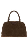 Women's Antigona Shoulder Bag Brown Suede