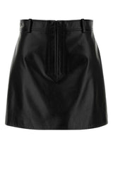 Women's Skirt Black Calf