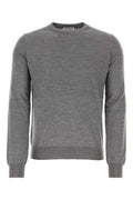 Men's Virgin Wool Sweater Gray