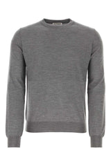 Men's Virgin Wool Sweater Gray