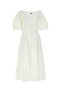 Women's Dress White Cotton