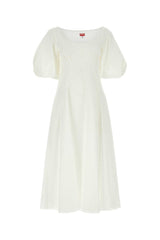 Women's Dress White Cotton