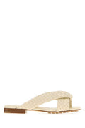 Women's Ivory Nappa Leather Riva Slippers Seasalt Flat Shoes