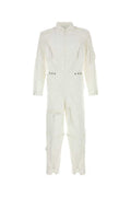 Men's Cotton Jumpsuit White Pant Suits
