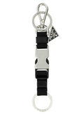 Men's Metal And Fabric Lanyard Key Case Black Acciaio Poliammidericiclat Cases