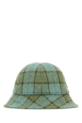 Women's Alpinecheck Wool Blend Bucket Hat Green Recycled Polyester