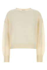 Women's Modena Sweater White Organic Cashmere
