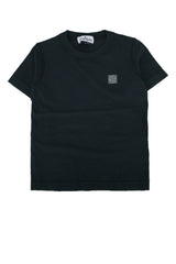Boys' Logo-Embroidered Cotton T-Shirt Navy
