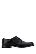 Men's Polished Leather Derby Black Calfskin