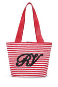 Women's Rv Tote Red Straw