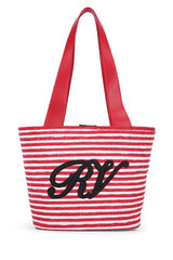 Women's Rv Tote Red Straw