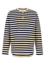 Men's Embroidered Cotton Oversize T-Shirt Ntrlnavy Exterior