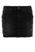 Women's City Skirt Black Cotton