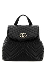 Women's Marmont Top Handle Bag Black Nappa Leather