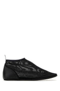 Women's Black Mesh Slip Ons Sneaker