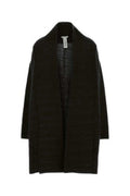 Women's Novaan Cardigan Black Cashmere Silk Linen Jacket