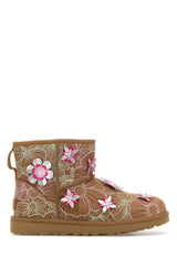 Women's Classic Ankle Boot Brown Upper Material