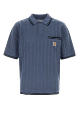 Men's Air Force Blue Cotton S-S Ramsey Polo Velvetbluedeepnigh Exterior