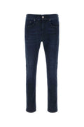 Men's Dark Blue Stretch Denim Jeans Mn34