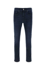 Men's Dark Blue Stretch Denim Jeans Mn34