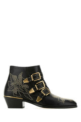 Women's Susan Ankle Boot Black Nappa Leather